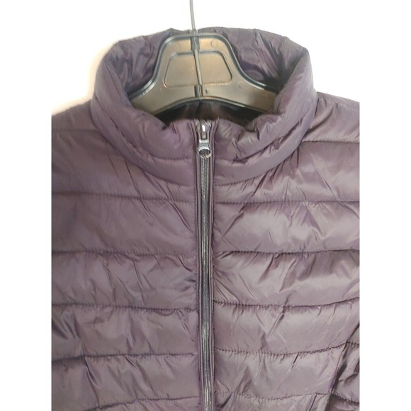 Purple Puffer‎ Vest Womens Small Lightweight Packable Hiking Warm Pockets. - Picture 5 of 13